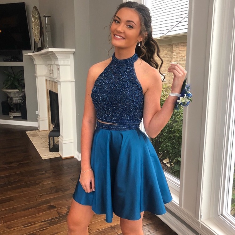 Homecoming dress- cocktail dress- two peice